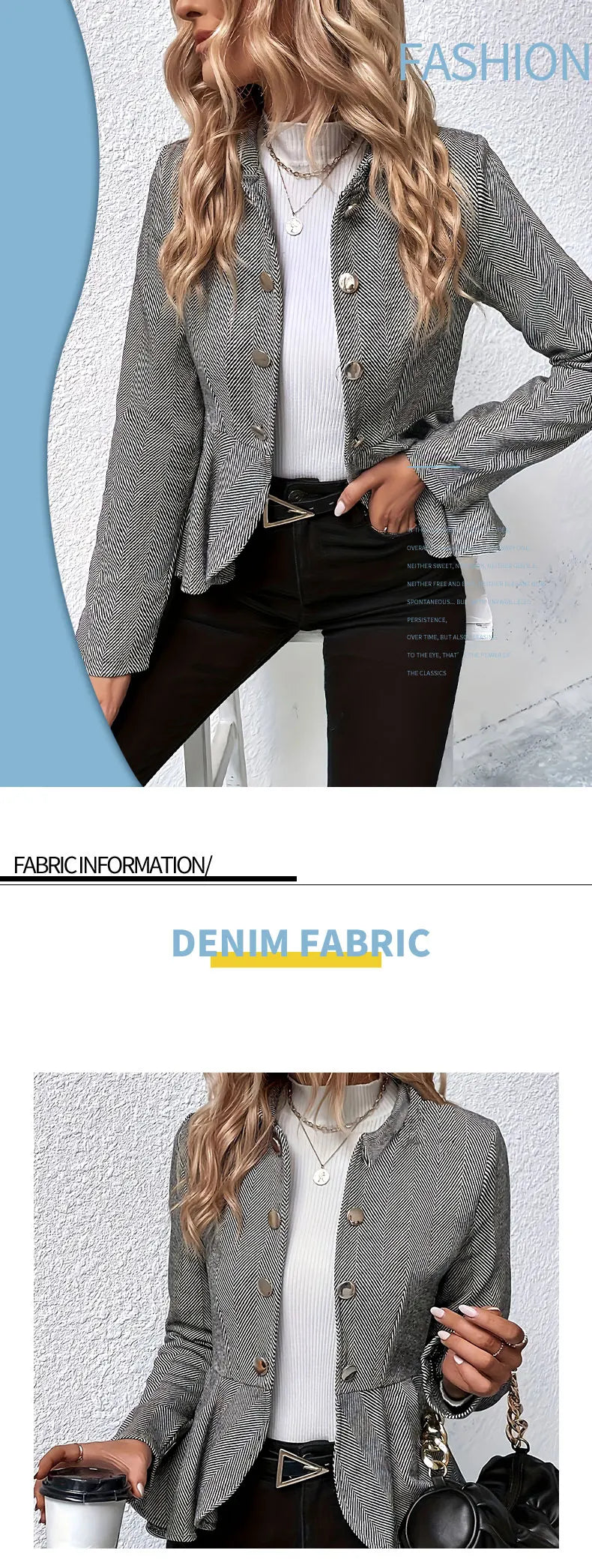 Women’s Oversized Woven Hooded Casual Jacket – Loose Fit Comfortable Outerwear | Tatiana Haven