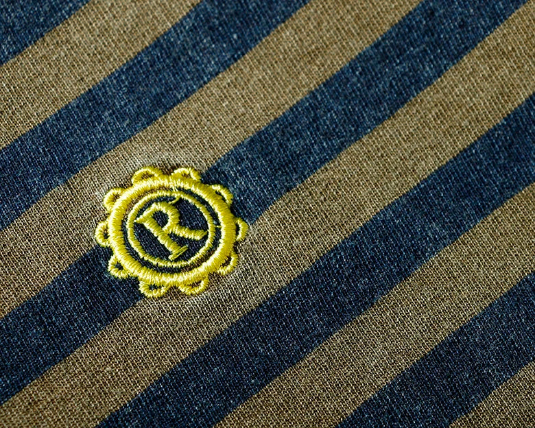 Men’s Striped Cotton T-Shirt – Slim Fit Vintage Washed Short Sleeve Tee | Tatiana Haven