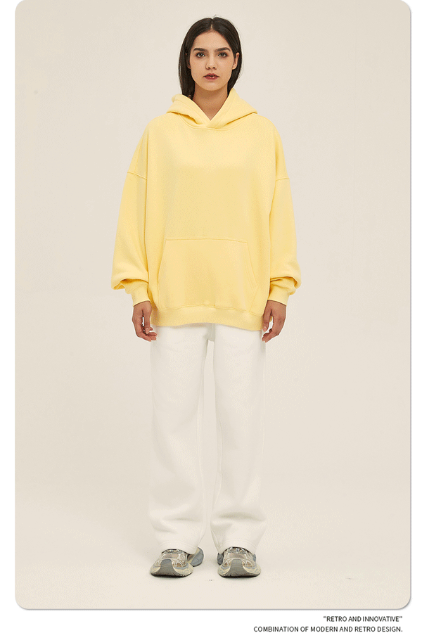 Oversized Sweatshirts for Men & Women Casual Hooded Pullover Unisex Streetwear Loose Fleece Top