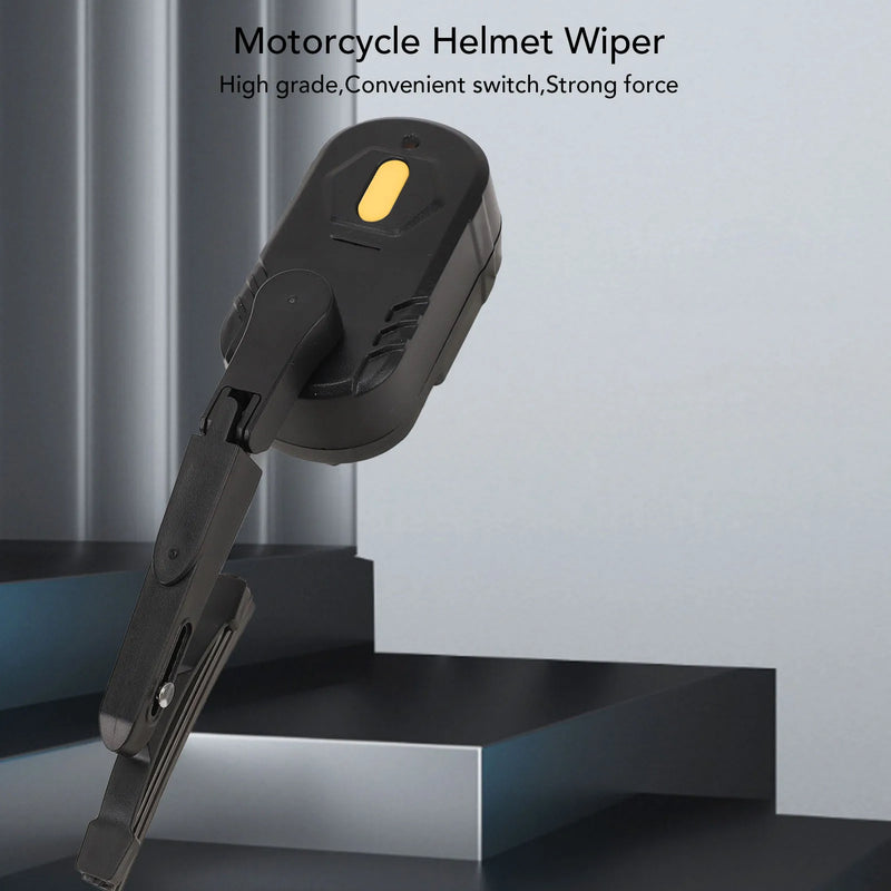 Electric Helmet Wiper Motorcycle Helmet Wiper  2 Speed Retractable  Water Resistant for Motorcycle Scooter Helmet