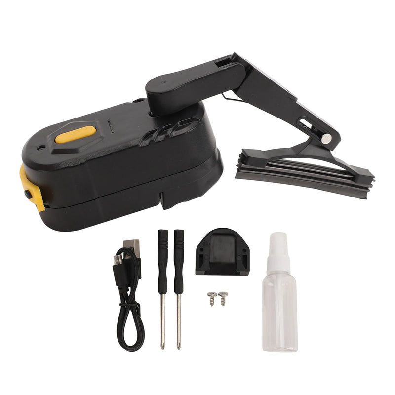 Electric Helmet Wiper Motorcycle Helmet Wiper  2 Speed Retractable  Water Resistant for Motorcycle Scooter Helmet