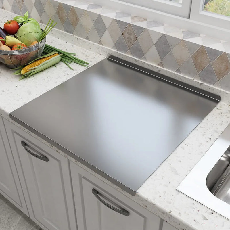 Stainless Steel Cutting Board Multifunctional Cut Vegetables and Meat Chopping Board Home Kitchen Rectangular Board