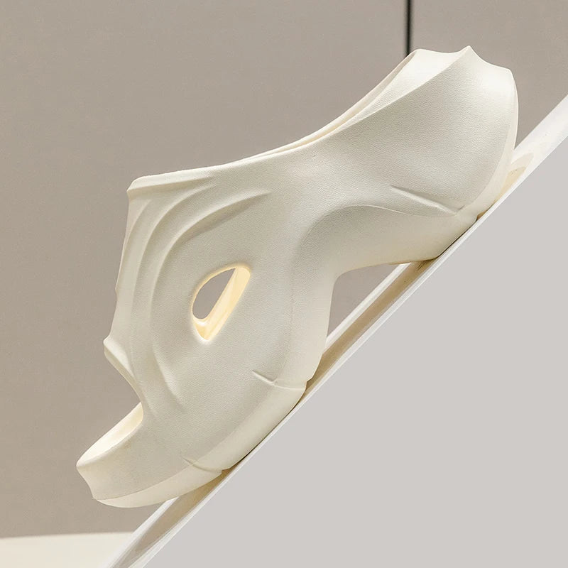 Chunky Platform Slippers for Women Summer Comfortable Wedge Heels Sandals Woman Solid Non Slip EVA Thick Sole Slides Shoes