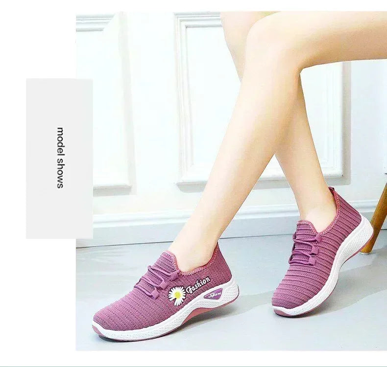 Women Sneakers Autumn New Trendy Mesh Casual Sports Running Shoes Wholesale Comfortable Lightweight Breathable Fashion Sneakers