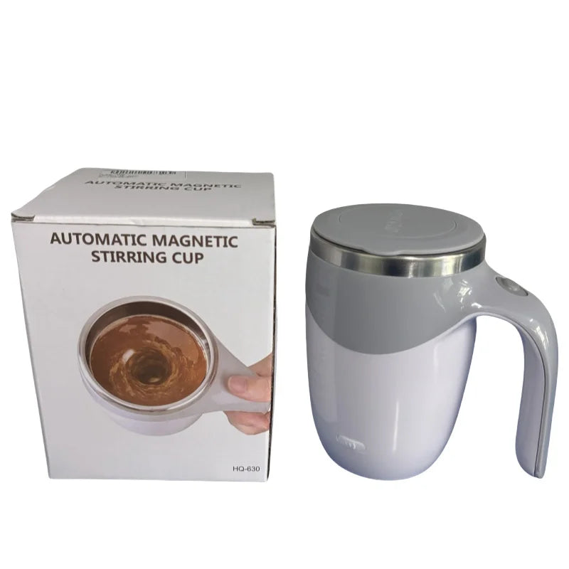 Automatic Mixing Cup 304 Stainless Steel Coffee Milk Self Stirring Magnetic Mug Portable Electric Blender Rechargeable Water Cup
