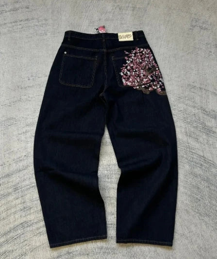 American retro jeans loose casual Y2K men&