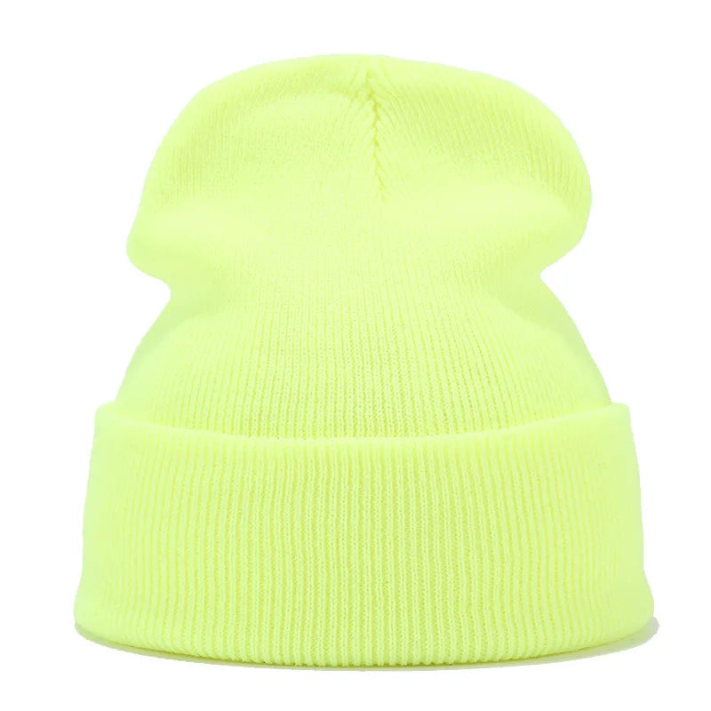 Tatiana Haven Unisex Knitted Beanie – Simple Solid Color Autumn & Winter Hat for Men and Women