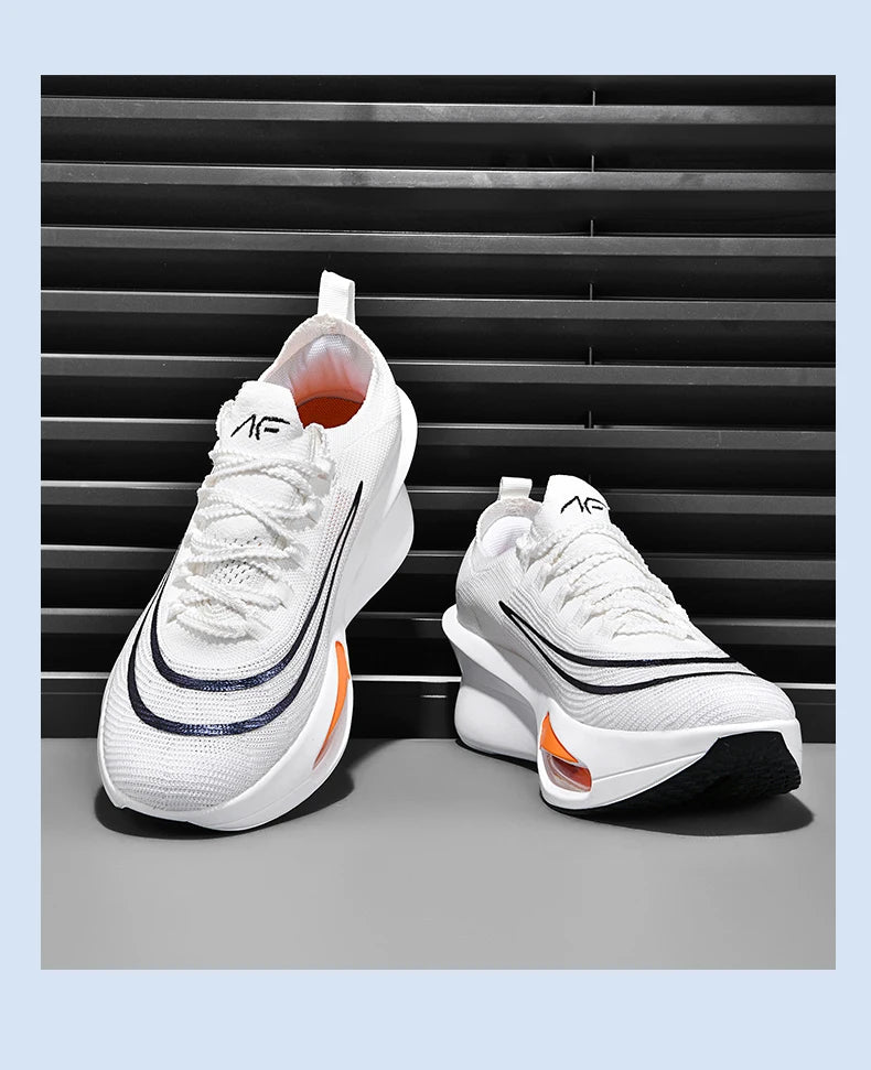 Casual Sneakers Air Cushion Running Shoes Jogging Marathon Men Sports Breathable Lightweight Comfortable Nonskid Leisure Sneaker