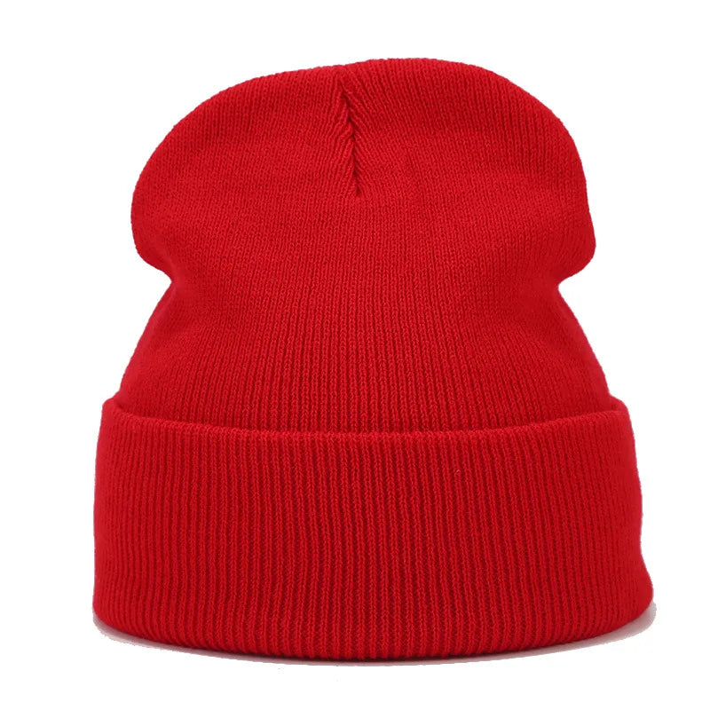 Tatiana Haven Unisex Knitted Beanie – Simple Solid Color Autumn & Winter Hat for Men and Women