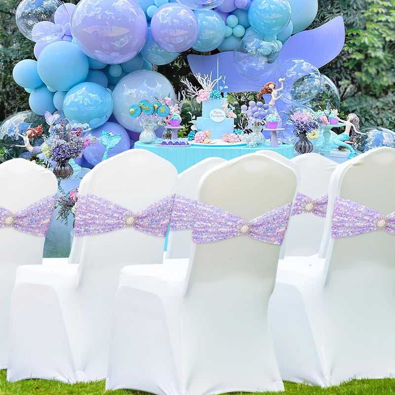 Sequin Fabric Iridescent Mermaid Glitter Fabric Pink Sparkly Fabric for Wedding Costumes Sewing Dress Tablecloth DIY Crafts Gift