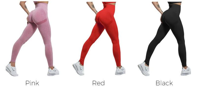 Women High Waist Leggings For Fitness Ladies Sexy Bubble Butt Gym Sports Workout Leggings Push Up Fitness Female Leggins