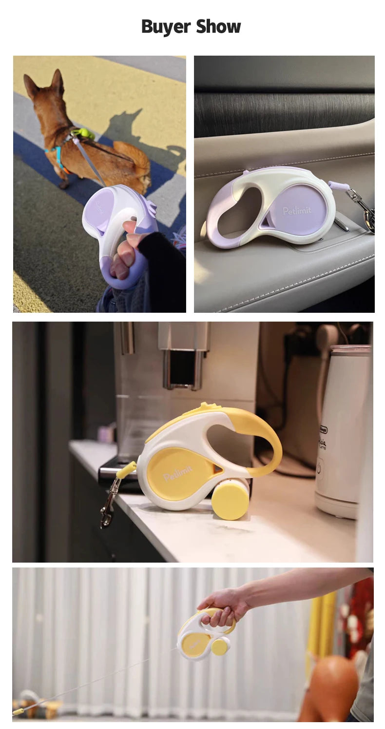 Automatic Retractable Dog Leash 3M/5M Extendable Rope For Outdoor Travel Walking Hiking Small Dogs Traction Rope Cat Lead