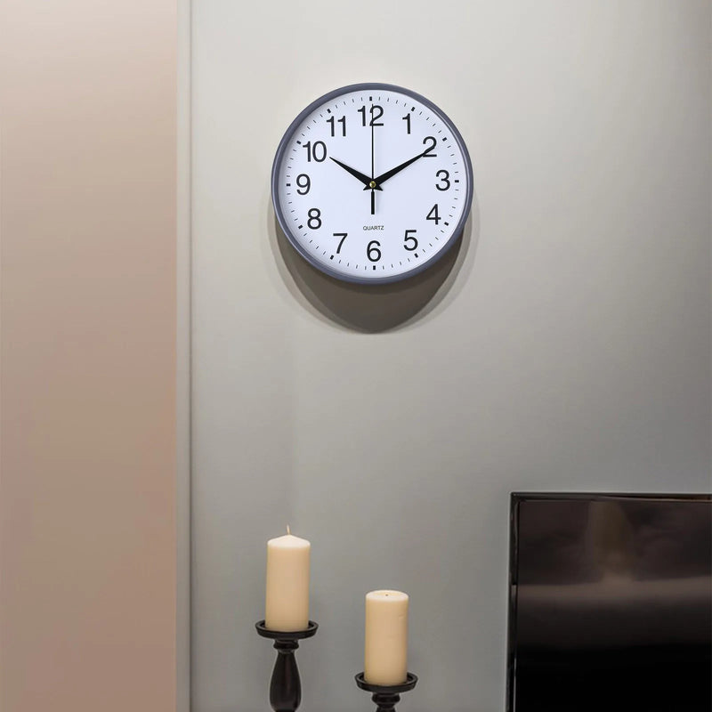 Minimalist Style Wall Clock, Quartz Clock, Bedroom, Living Room, Hanging Clock, Luminous Clock Household Wall Decoration 20cm