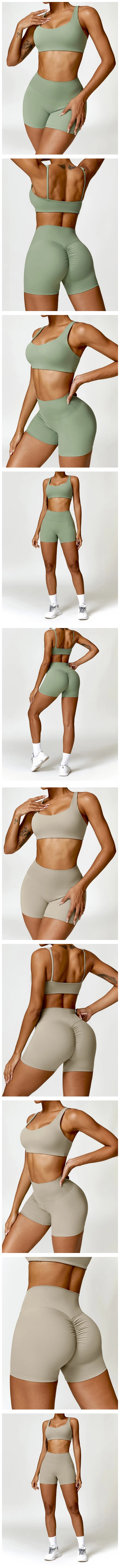 Yoga Suit 2 Pieces Sportswear Sports Set Women Tracksuits Gym Clothes Sport Bra Fitness Long Sleeve Top Workout Legging Yoga Set