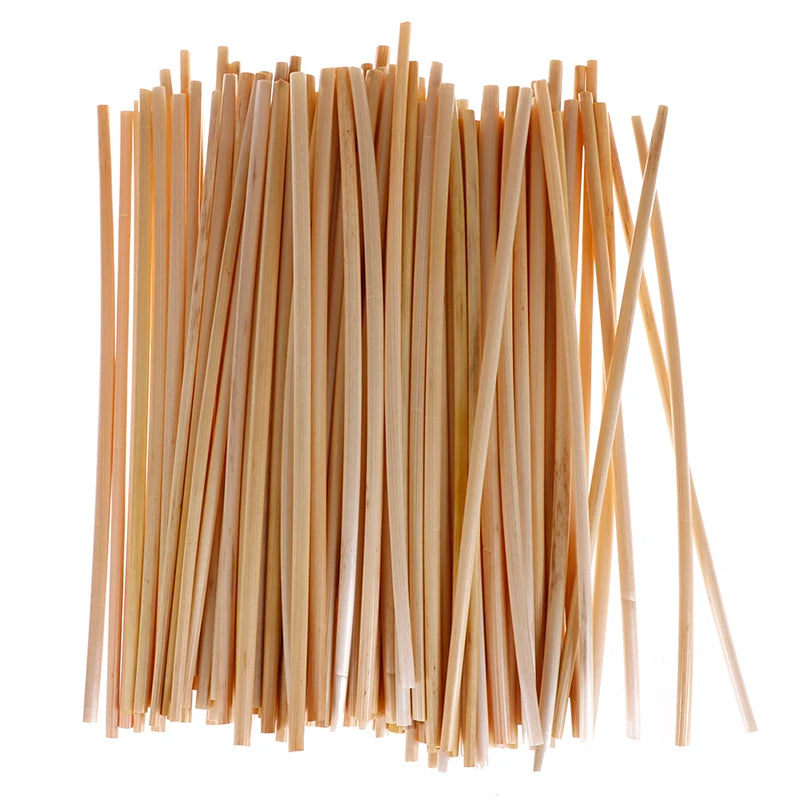 100PC 20CM Eco-friendly Biodegradable Drinking Straws Disposable Natural Wheat Straws Cocktail Straw Bar Milk Tea Drinks