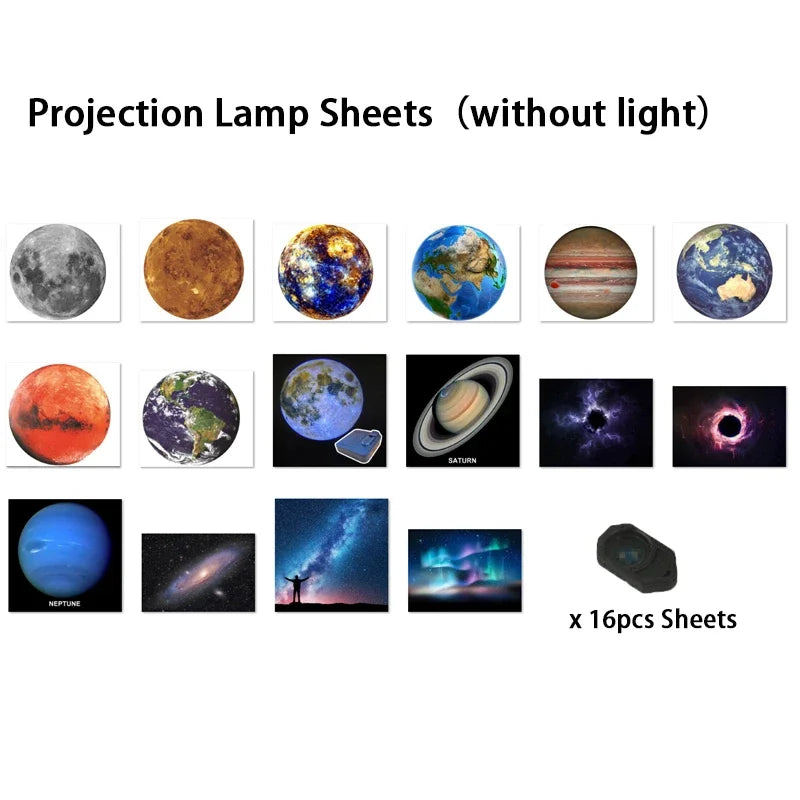 Scenery Projection Lamp Night Light Photo Prop Creative Background Planet Sunset Landscape Projector Light Party Decor ночник