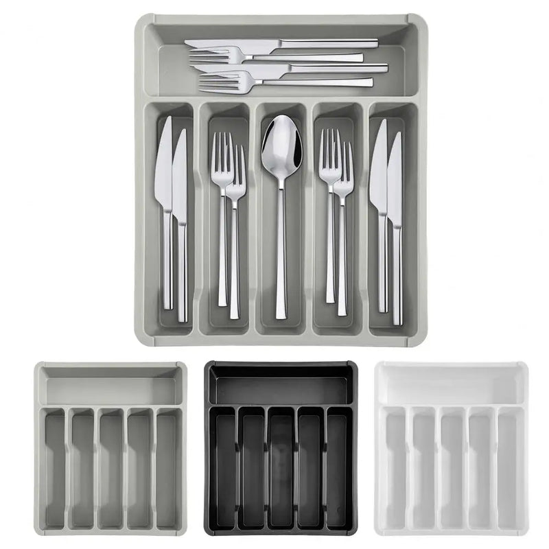 35*31cm Drawer Organizer Tray For Kitchen Drawer Expandable Cutlery Holder Adjustable Utensil Divider Spatula Gadgets Storage