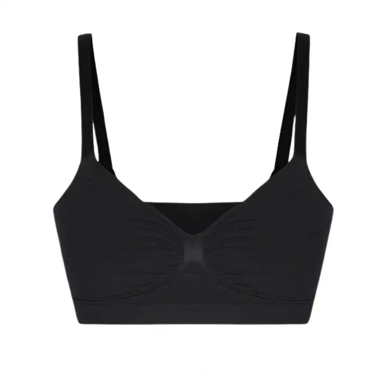 Sports Bras for Women Wireless Soft Workout Bra Full Coverage Push Up Bralettes Seamless Crop Cami Bra for Yoga Fitness