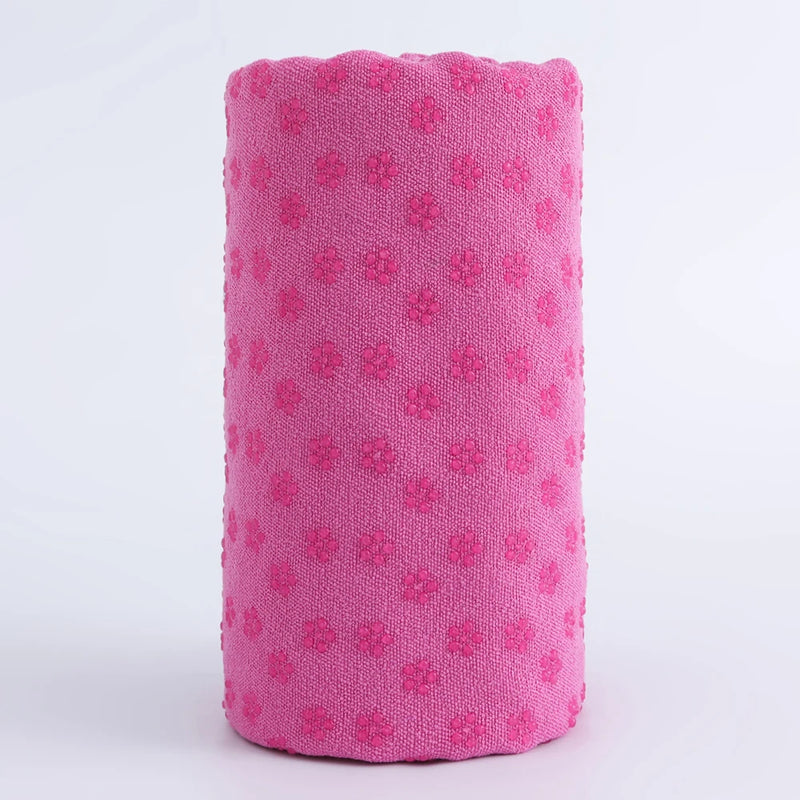 Yoga towels, hot and spicy yoga mat towels Featuring grip points to absorb sweat and prevent slipping, suitable for hot yoga, Pi