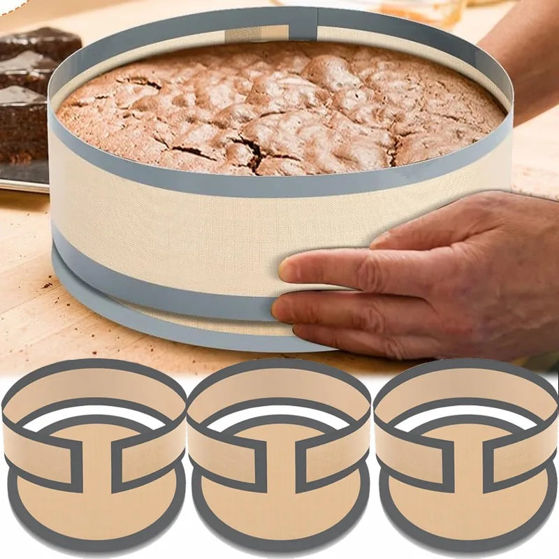 Silicone Round Baking Mat Air Fryer Oven Baking Sheets Non-Stick Baking Liners Reusable Bake Dish for Cake Pizza Pastry Cookie