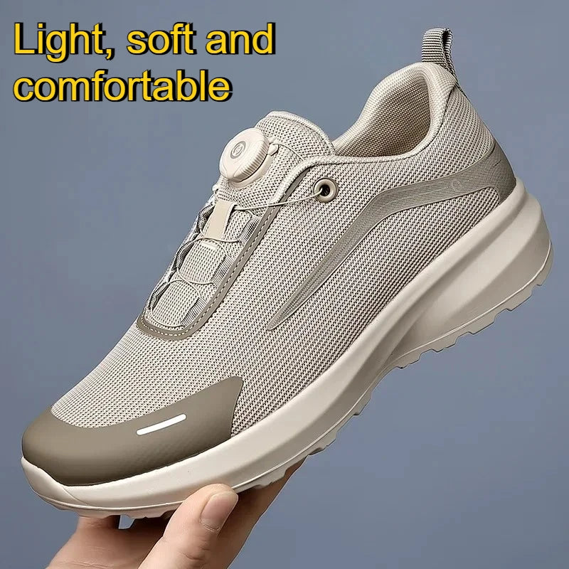 Leisure Walk Men Casual Shoes Anti Slip Sports Male Sneakers Breathable Treking Footwear Versatile Travel Trainers Hiking Shoes
