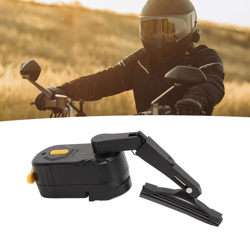 Electric Helmet Wiper Motorcycle Helmet Wiper  2 Speed Retractable  Water Resistant for Motorcycle Scooter Helmet
