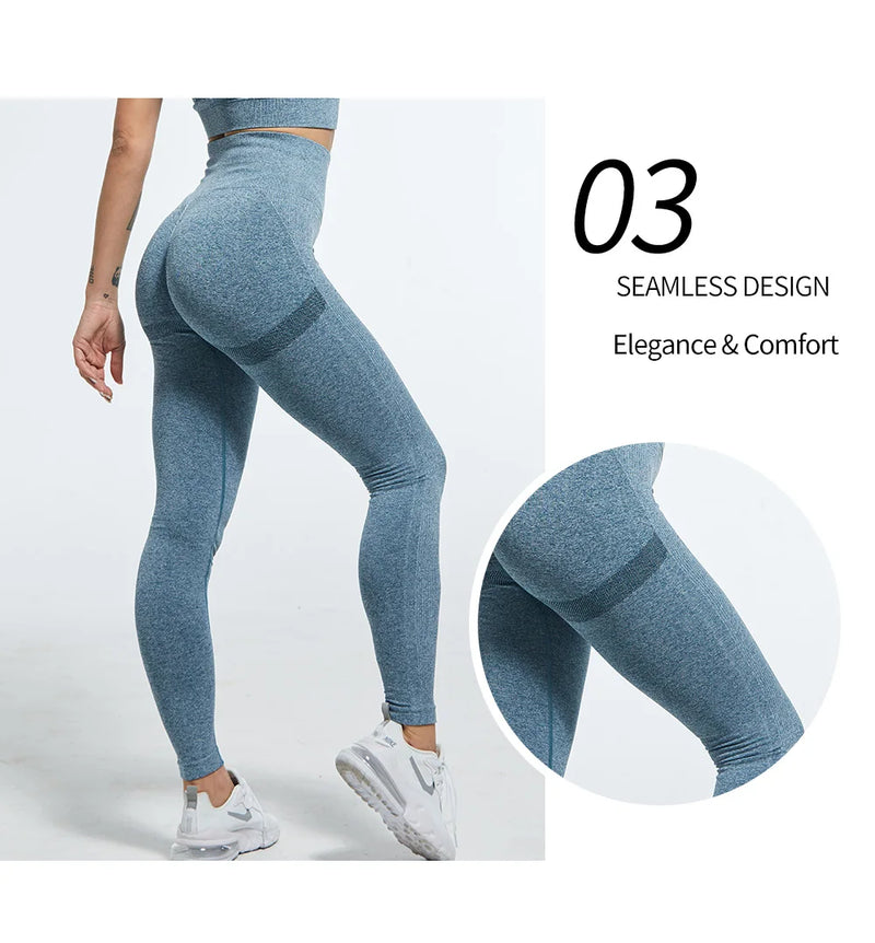 Women High Waist Leggings For Fitness Ladies Sexy Bubble Butt Gym Sports Workout Leggings Push Up Fitness Female Leggins