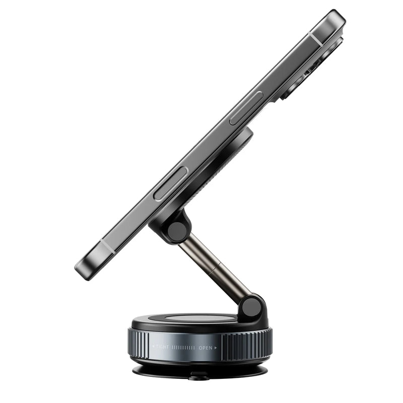 Magnetic Vacuum Car Mount Phone Holder Vacuum Suction Cup Car Phone Stand Universal GPS Navigation Stand for Car Smooth Surfaces