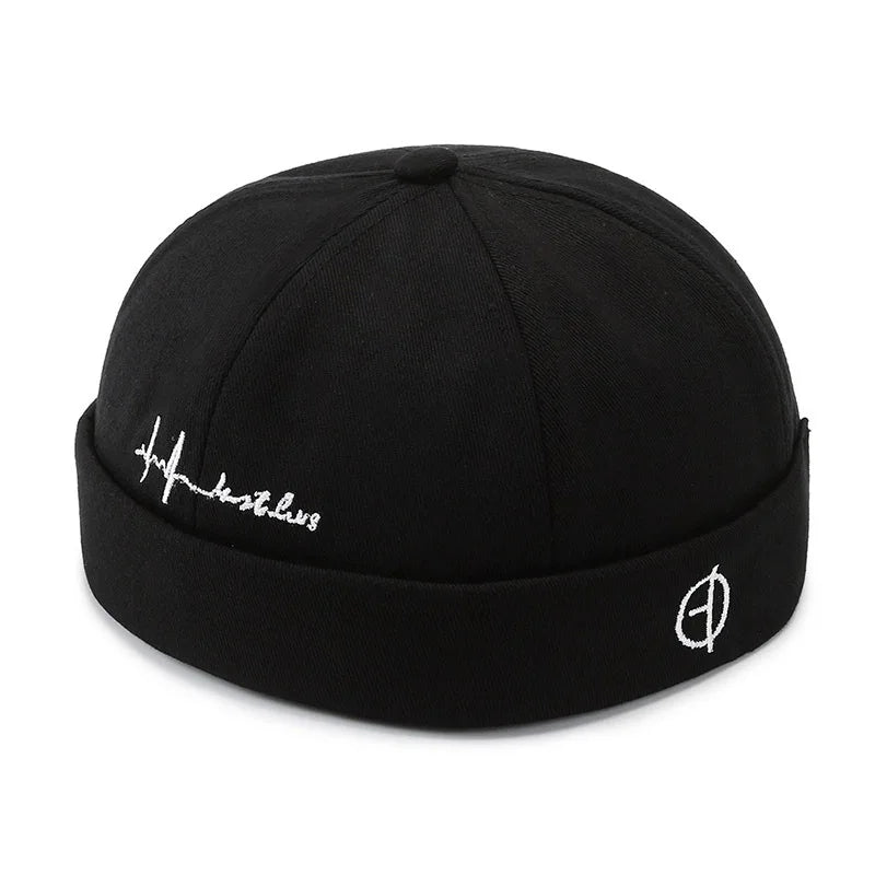 Tatiana Haven Unisex Brimless Cotton Beanie – Hip Hop Streetwear Hat for Spring & Autumn