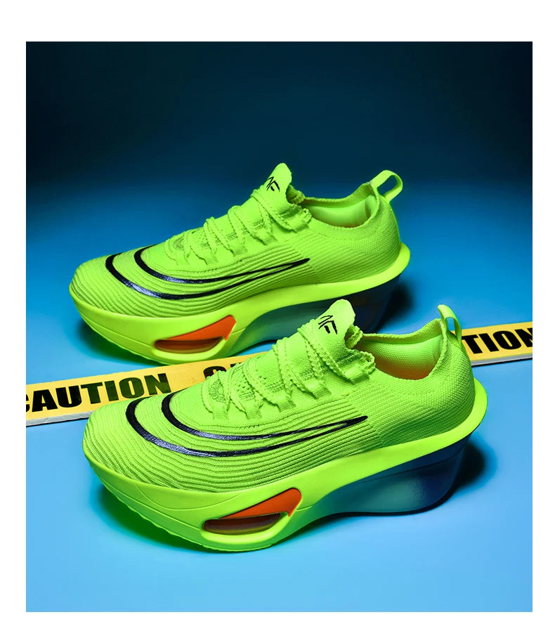 Casual Sneakers Air Cushion Running Shoes Jogging Marathon Men Sports Breathable Lightweight Comfortable Nonskid Leisure Sneaker