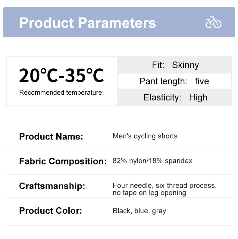 INBIKE Cycling Shorts Men&