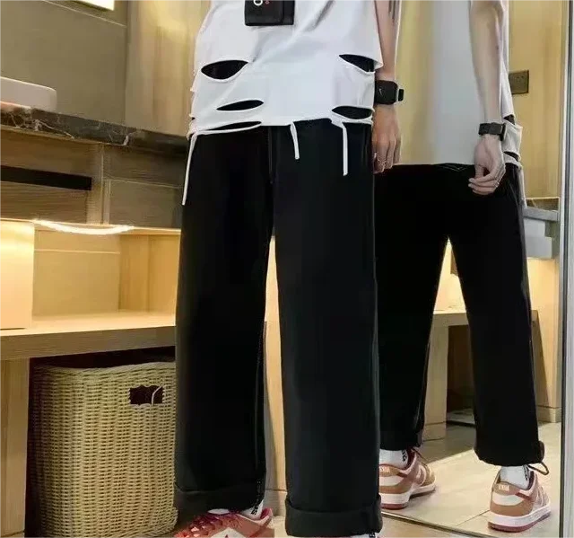 American retro jeans loose casual Y2K men&