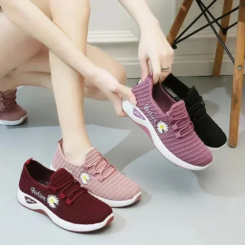 Women Sneakers Autumn New Trendy Mesh Casual Sports Running Shoes Wholesale Comfortable Lightweight Breathable Fashion Sneakers