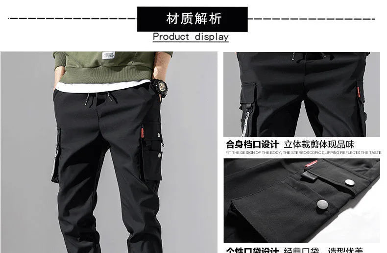 Cargo Pants for Men Mens Fashion Joggers Sports Pants Casual Cargo Pants Gym Sweatpants Trousers Mens Long Pant