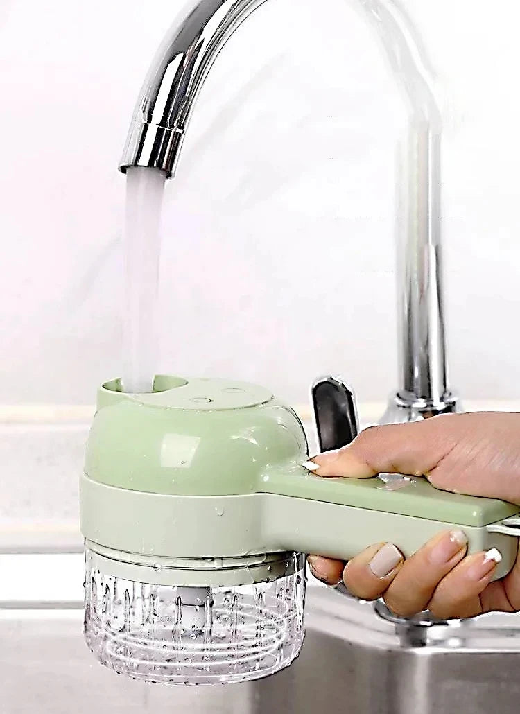 Portable Multifuction Electric Vegetable Chopper  Rechargeable Handheld Cordless Food Processor for Meat Garlic Pepper Onion