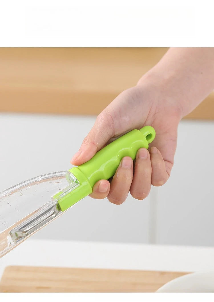 Fruit Peeler with Storage Box for Household Peeling Storage Kitchen Special Anti-splash Fruit and Vegetable Peeler