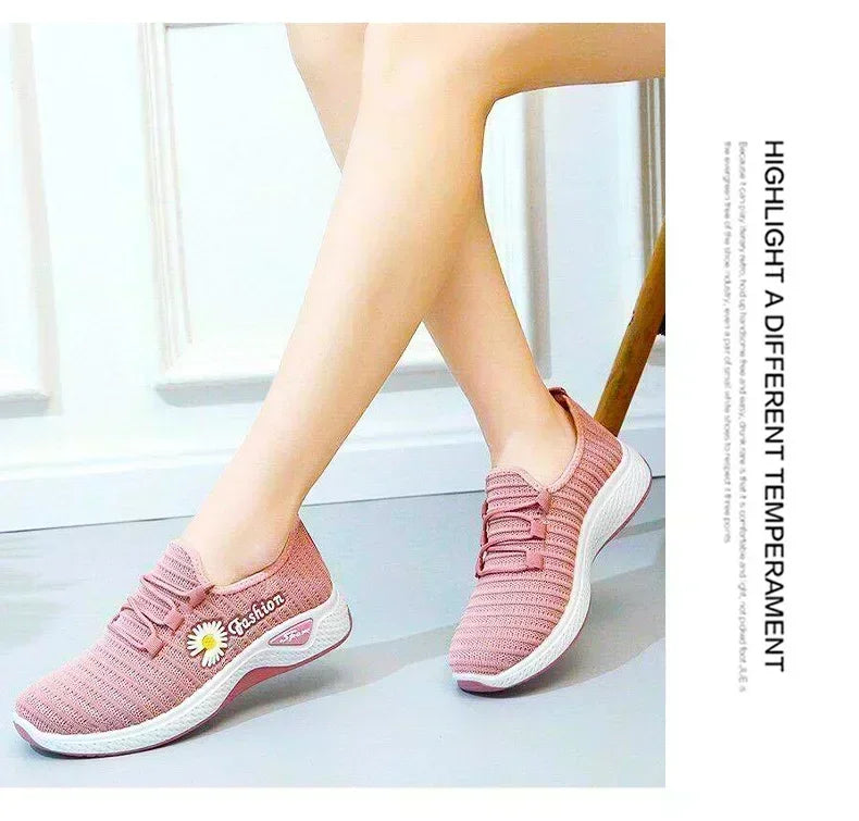 Women Sneakers Autumn New Trendy Mesh Casual Sports Running Shoes Wholesale Comfortable Lightweight Breathable Fashion Sneakers