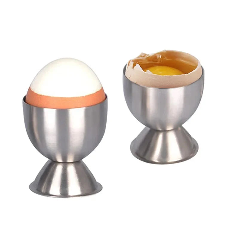 Egg Shell Opener Hard Soft Boiled Egg Cups Stainless Steel Egg White Yolk Separator Eggshell Cutter Remover Kitchen Tools Gadget