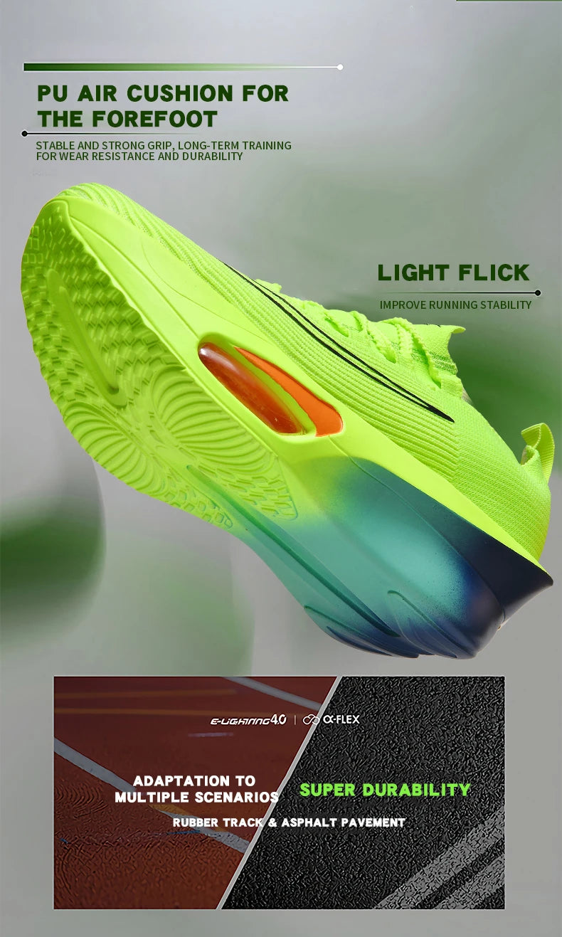 Casual Sneakers Air Cushion Running Shoes Jogging Marathon Men Sports Breathable Lightweight Comfortable Nonskid Leisure Sneaker