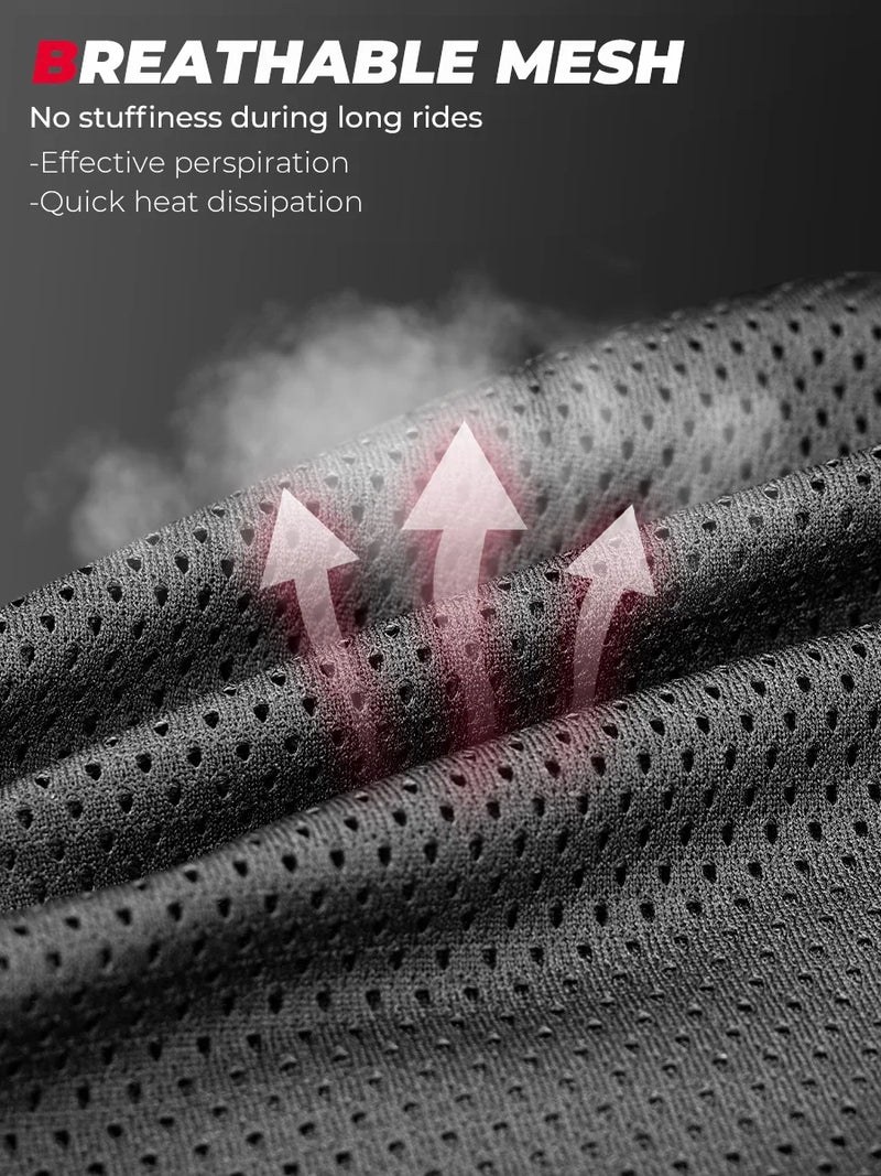 Motorcycle Riding Jacket Men Breathable Summer Clothing Built-in CE Protector Gear Soft Mesh Cycling Motocross Off-road Outfit