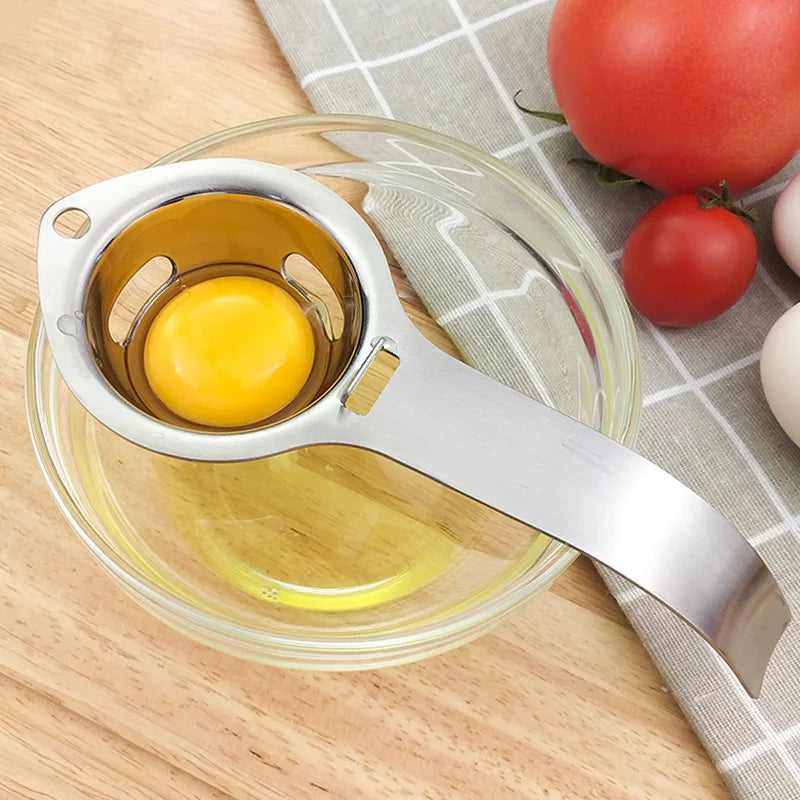 Egg Shell Opener Hard Soft Boiled Egg Cups Stainless Steel Egg White Yolk Separator Eggshell Cutter Remover Kitchen Tools Gadget