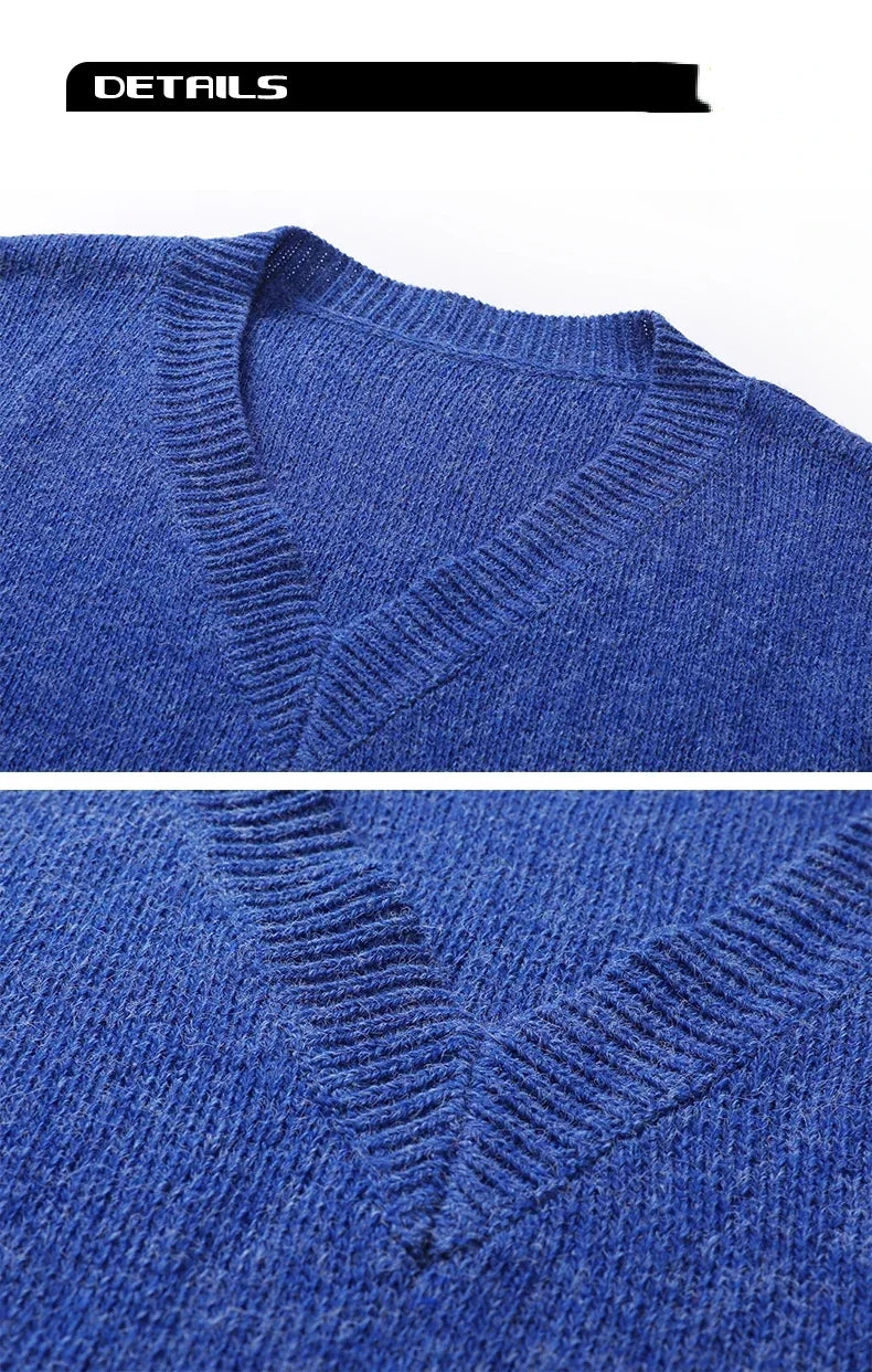 Tatiana Haven Men’s Casual Sweater Vest – Warm Knitted Pullover for Autumn & Winter Comfor