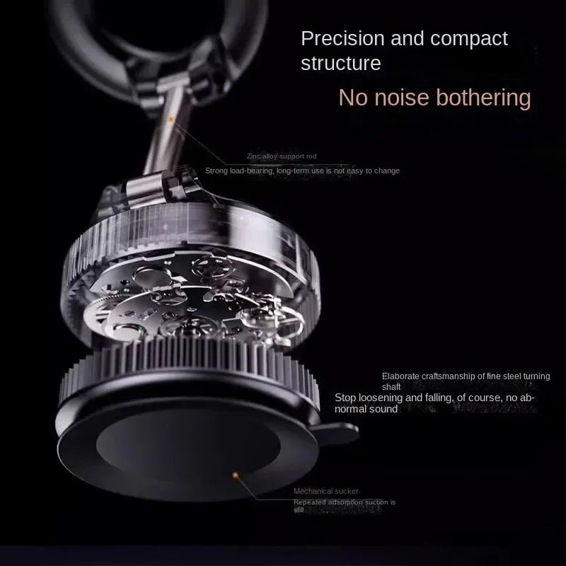 New foldable vacuum adsorption magnetic car phone holder 2025 suction cup dedicated navigation phone holder