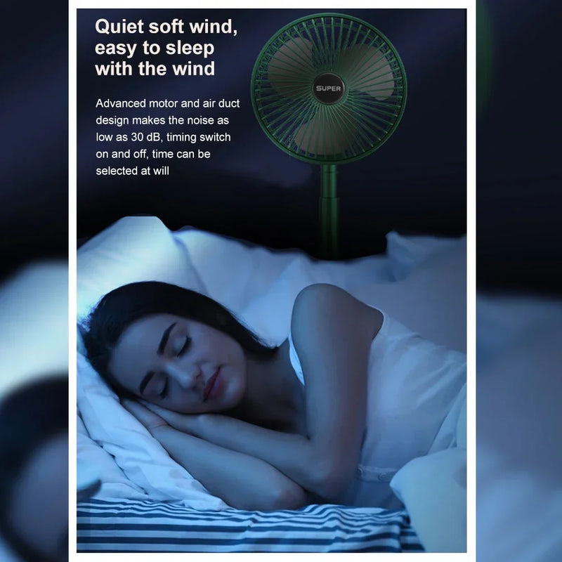 Desktop USB Fan Folding Retractable USB Charging Fan Portable Mute Fan For Office Desktop Dormitory Home Mini Electric Fans