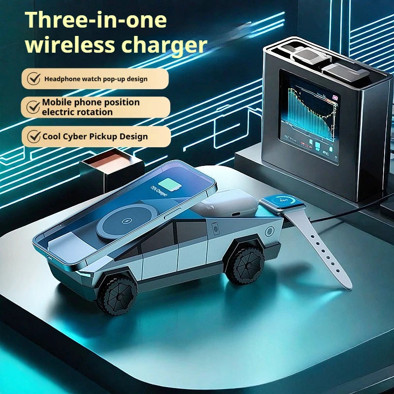 Multifunctional Fast Charging Dock for iPhone, Apple Watch & AirPods