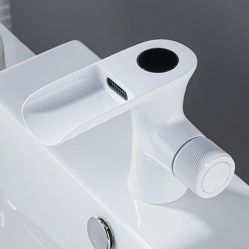 Led Digital Basin Faucet Black Bath Basin Mixer Brass Temperature Display Faucet Smart Tap Sink Faucet For Bathroom Faucet Tap