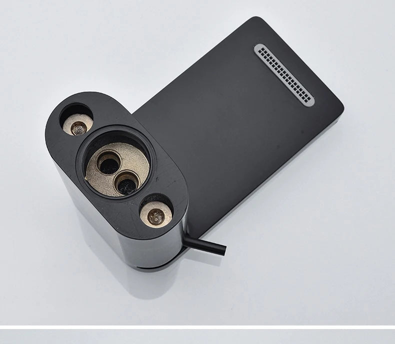 Led Digital Basin Faucet Black Bath Basin Mixer Brass Temperature Display Faucet Smart Tap Sink Faucet For Bathroom Faucet Tap