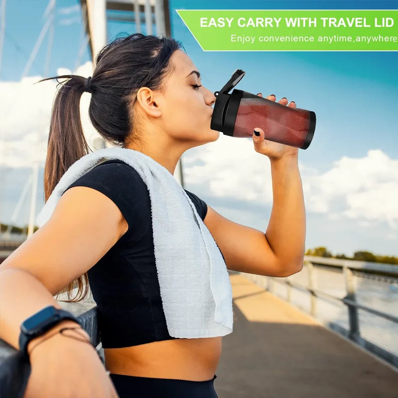 2025 Portable Electric Blender Juicer USB Rechargeable Mini Smoothie Blender Personal Fruit Mixer for Home Office Travel