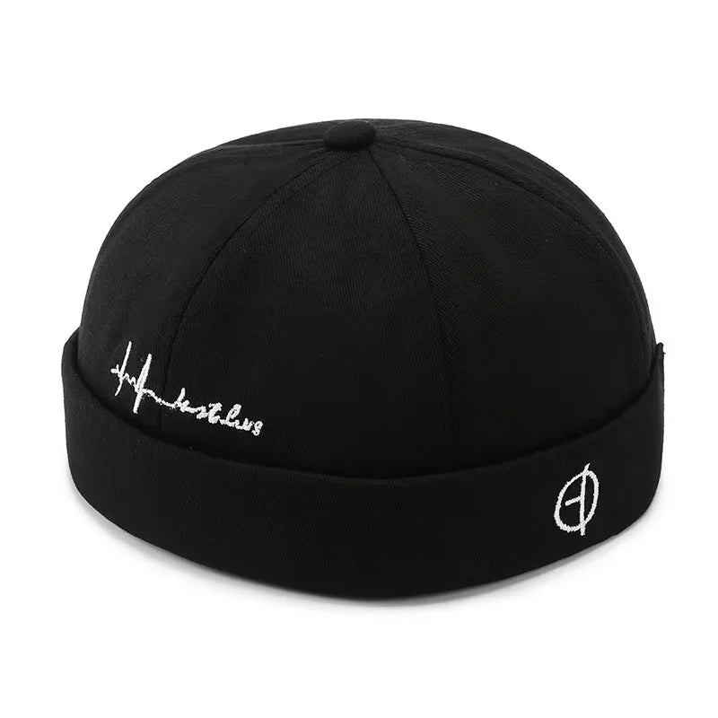 Tatiana Haven Unisex Brimless Cotton Beanie – Hip Hop Streetwear Hat for Spring & Autumn