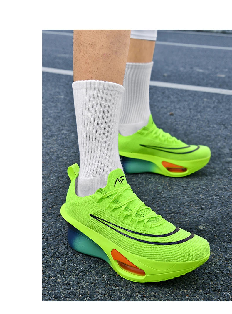 Casual Sneakers Air Cushion Running Shoes Jogging Marathon Men Sports Breathable Lightweight Comfortable Nonskid Leisure Sneaker